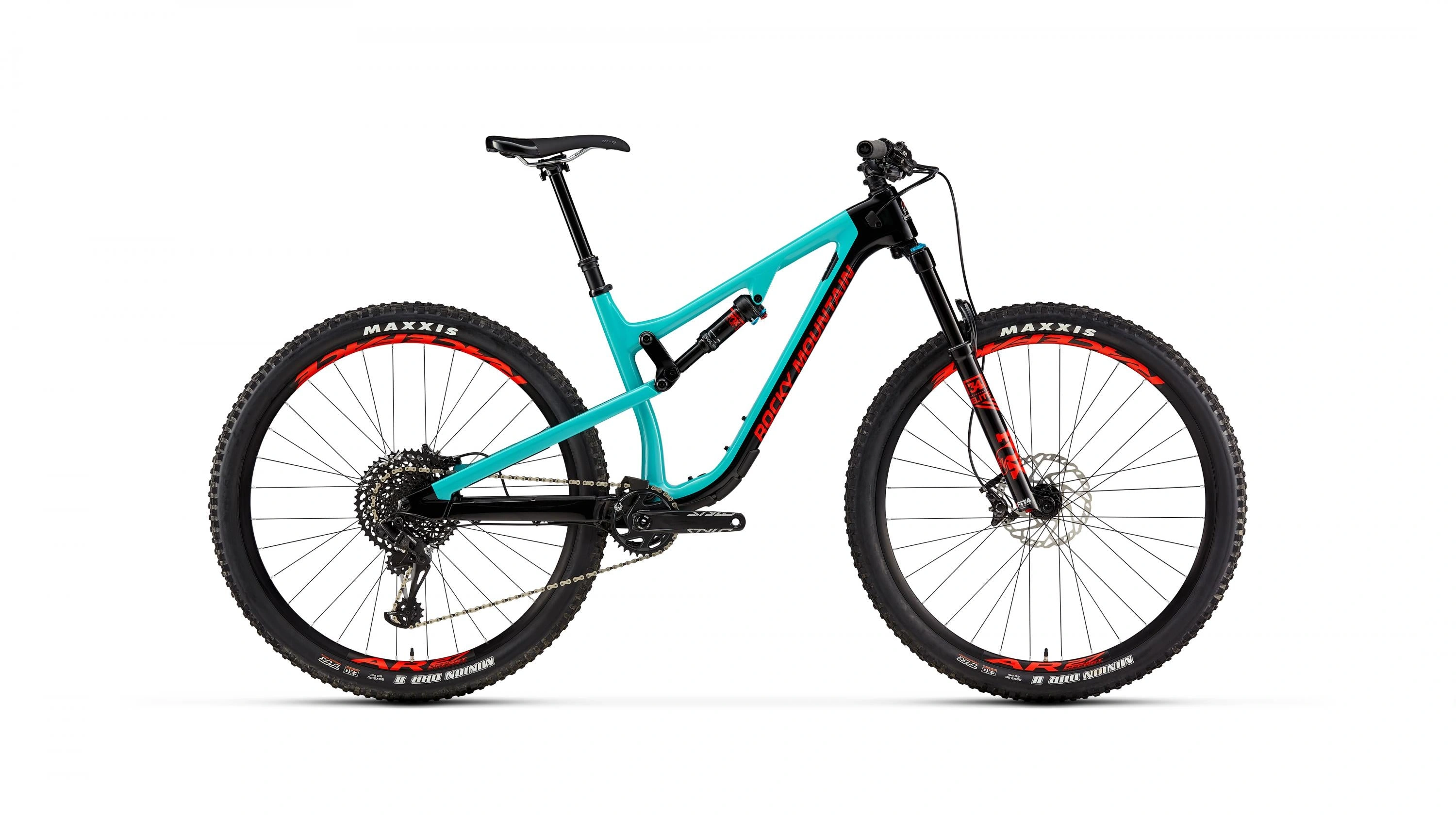Wildes Carbon-Mountainbike für Abenteurer: Rocky Mountain Instinct Carbon 50 in Schwarzblau, Größe L. 2019er Modell, sofort loslegen!